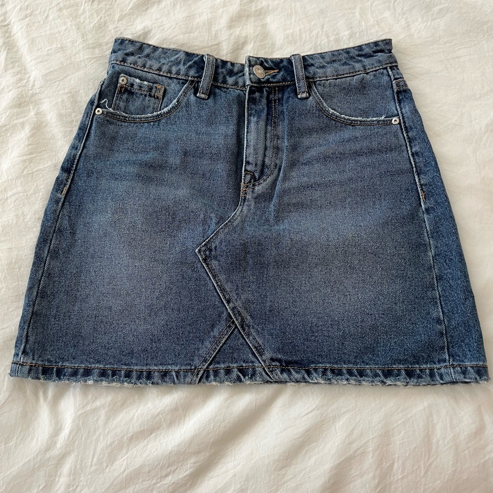 Denim Mini Skirt